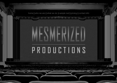 (2007) Mesmerized Productions Website