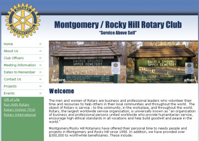 (2008) Montgomery-Rocky Hill Rotary Club Website