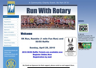 (2008) Run-With-Rotary Website